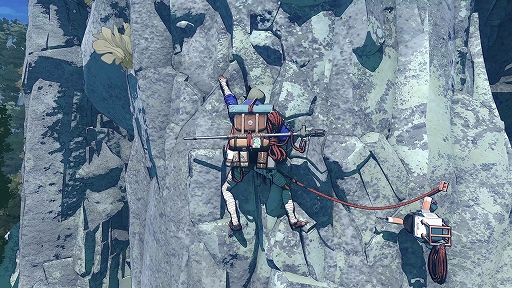 画像ギャラリー No.003のサムネイル画像 / マウント・カミの頂を目指すロッククライミングADV「Cairn」,2026年1月29日配信。ルートにより登頂難度は変化し,転落すれば命はない