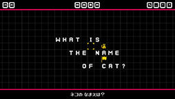 画像ギャラリー No.006のサムネイル画像 / テキストを動かしてネコをゴールまで送り届けるネコ押しパズル「Push The Cat with WASD」,Steamで本日発売
