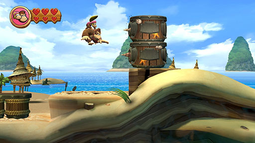 画像ギャラリー No.002のサムネイル画像 / 「ドンキーコング リターンズHD」，ディクシーコングを新たに追加する無料アップデートを実施。すべてが高速で動く「ターボモード」も追加