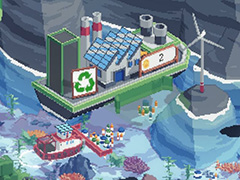 ボートで開発された,好きなだけ海をきれいにする癒し系ゲーム「Spilled!」,デモ版をSteamで配信中