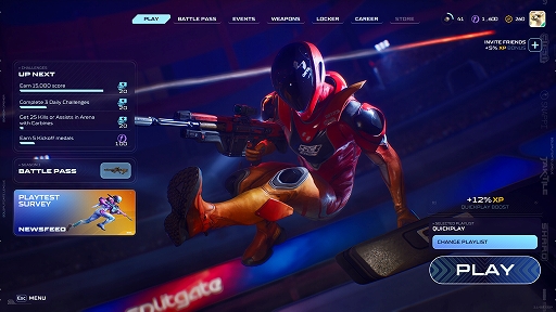 画像ギャラリー No.004のサムネイル画像 / アリーナシューター「SPLITGATE: Arena Reloaded」,無料配信開始。ヒーローやアビリティなど煩雑な要素を省き,プレイの楽しさにフォーカス