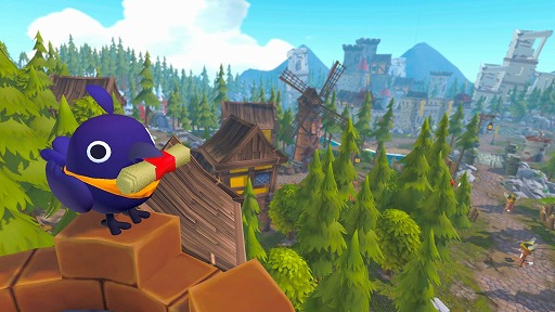 画像ギャラリー No.002のサムネイル画像 / フンを落としたり，盗みをしたりで大忙し。3Dアクション「カラスのおしごと」，PC/Xbox/Switch向けにリリース