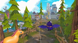 画像ギャラリー No.008のサムネイル画像 / フンを落としたり，盗みをしたりで大忙し。3Dアクション「カラスのおしごと」，PC/Xbox/Switch向けにリリース