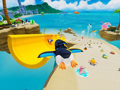 Switch版「Faaast Penguin」本日配信。最大40匹のペンギンが勝ち抜け式レースに挑むサバイバルアクション。PC/PS5版とのクロスプレイに対応