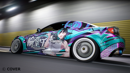 画像ギャラリー No.004のサムネイル画像 / 「首都高バトル」，VTuber輪堂千速さんとのコラボを発表。MAZDA RX-8がベースのカスタマイズカー「CHIHAYA」で登場