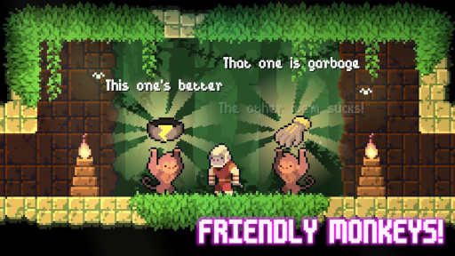 画像ギャラリー No.003のサムネイル画像 / ローグライクアクション「ダンジャングル」，PC/コンシューマ向け製品版をリリース。猿の「サール」がジャングルを冒険する