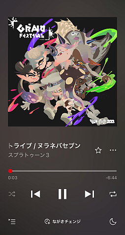 画像ギャラリー No.001のサムネイル画像 / Nintendo Music，「スプラトゥーン3」の「グランドフェスティバル」や「サイド・オーダー」などの計112曲を追加