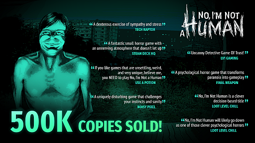 画像ギャラリー No.002のサムネイル画像 / 客人を見極める不安ホラー「No, I’m not a Human」,ダウンロード数が50万本を突破。今後のアップデートで12人のキャラクターを追加