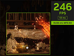 ディスプレイに合わせた動的なフレーム生成技術「DLSS 4.5」や残像感低減技術「G-SYNC Pulsar」をNVIDIAが発表