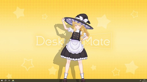 画像ギャラリー No.003のサムネイル画像 / 「Desktop Mate」,DLC「霧雨魔理沙」「ゆっくり魔理沙」を1月22日12:00に発売決定。Steamウィッシュリスト登録キャンペーンがスタート