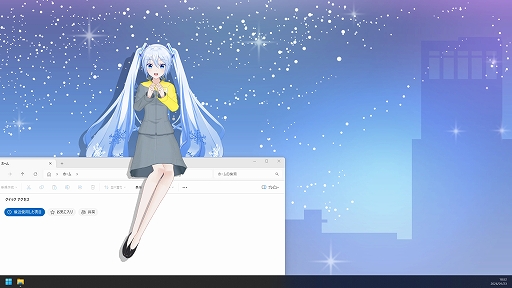 画像ギャラリー No.005のサムネイル画像 / 「Desktop Mate」，雪ミクがテーマのDLCをリリース。「SNOW MIKU 2026 Ver.」「JRタワー Ver.」の2種類を用意