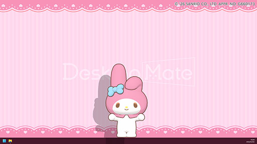 画像ギャラリー No.027のサムネイル画像 / 「Desktop Mate」,サンリオキャラクターズのDLCを3月5日にリリース。ハローキティ,シナモロール,クロミら6種をラインナップ
