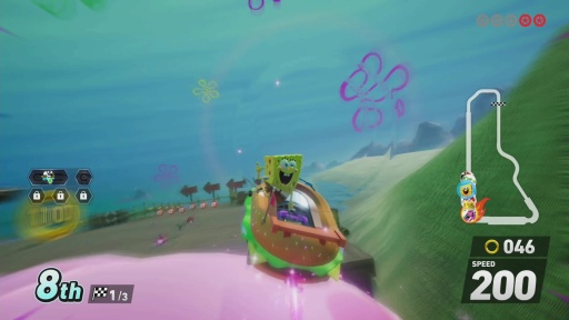 画像ギャラリー No.004のサムネイル画像 / ［プレイレポ］「ソニックレーシング クロスワールド」にスポンジ・ボブ，本日より参戦。新キャラクター2人や海中で展開する新コースの走りに注目