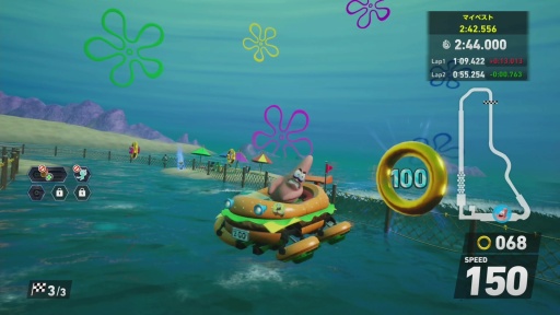 画像ギャラリー No.006のサムネイル画像 / ［プレイレポ］「ソニックレーシング クロスワールド」にスポンジ・ボブ，本日より参戦。新キャラクター2人や海中で展開する新コースの走りに注目