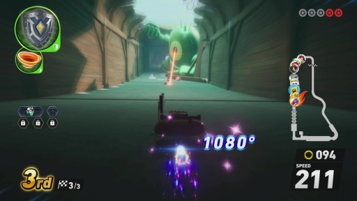 画像ギャラリー No.012のサムネイル画像 / ［プレイレポ］「ソニックレーシング クロスワールド」にスポンジ・ボブ，本日より参戦。新キャラクター2人や海中で展開する新コースの走りに注目