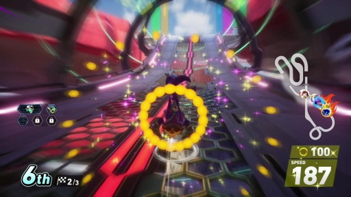 画像ギャラリー No.011のサムネイル画像 / ［プレイレポ］「ソニックレーシング クロスワールド」に夢の世界から“ナイツ”参戦。名曲「Dreams Dreams」をBGMにコースを走り，飛ぶ！