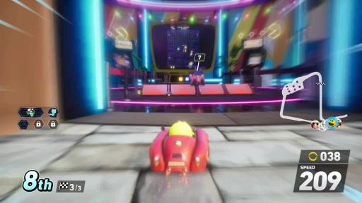 画像ギャラリー No.004のサムネイル画像 / ［プレイレポ］「ソニックレーシング クロスワールド」にパックマン参戦！ 日本が世界に誇る人気ゲームキャラクターがレースで競演