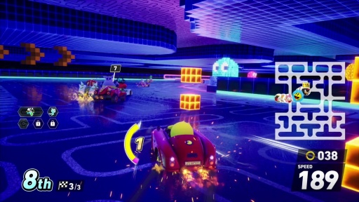 画像ギャラリー No.011のサムネイル画像 / ［プレイレポ］「ソニックレーシング クロスワールド」にパックマン参戦！ 日本が世界に誇る人気ゲームキャラクターがレースで競演
