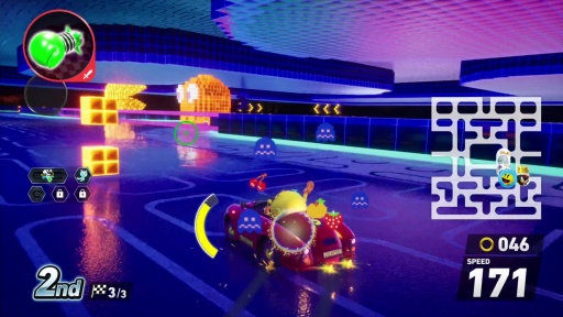 画像ギャラリー No.012のサムネイル画像 / ［プレイレポ］「ソニックレーシング クロスワールド」にパックマン参戦！ 日本が世界に誇る人気ゲームキャラクターがレースで競演