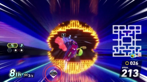 画像ギャラリー No.013のサムネイル画像 / ［プレイレポ］「ソニックレーシング クロスワールド」にパックマン参戦！ 日本が世界に誇る人気ゲームキャラクターがレースで競演