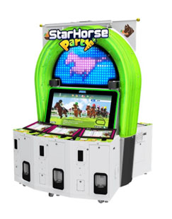 画像ギャラリー No.003のサムネイル画像 / 競馬メダルゲーム「StarHorse」シリーズのファミリー向けタイトル「StarHorseParty」，本日より全国のゲームセンターで順次稼働を開始