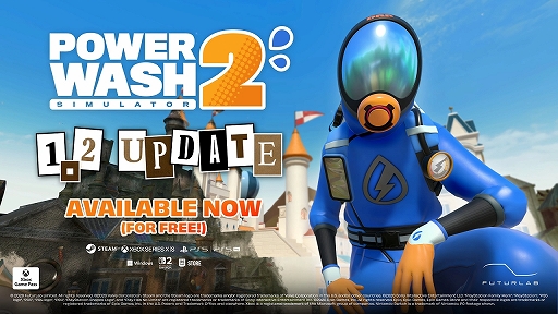 画像ギャラリー No.001のサムネイル画像 / 「PowerWash Simulator 2」，ミニチュアの建物が並ぶステージ“ミニチュアビレッジ”などを追加するアップデート1.2を配信