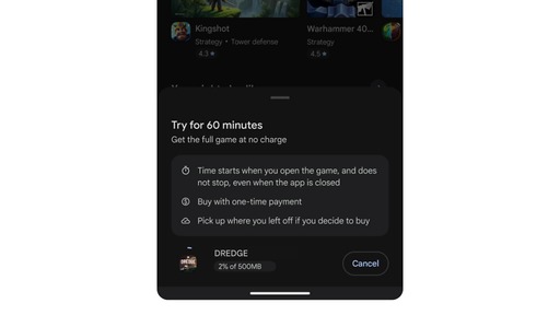 画像ギャラリー No.004のサムネイル画像 / Google Playはインディーを中心とした有料ゲームのラインナップを拡充へ。ゲームトライアル機能や欲しいものリスト機能などを追加