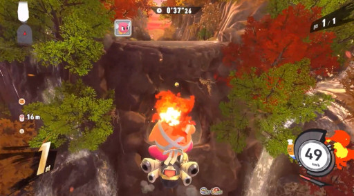 画像ギャラリー No.006のサムネイル画像 / 「カービィのエアライダー」桜井氏が新コース「フォーリス」の解説動画を公開。ダイナミックな滝下りのあるダウンヒル