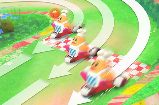 画像ギャラリー No.001のサムネイル画像 / 「カービィのエアライダー」，ウエライド初のレースイベントを1月8日12：00から開催。周回するたびにどんどん加速していく特殊ルール