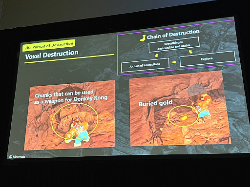 画像ギャラリー No.039のサムネイル画像 / 壊すほどに遊びが広がる「ドンキーコング バナンザ」のゲームデザイン［GDC 2026］