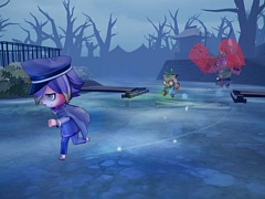 「オバケイドロ２」，期間限定「冬模様マップ」第1弾を本日配信開始。雪が薄く積もったウラメシ寺を舞台に，ツルツル滑る氷上で戦おう