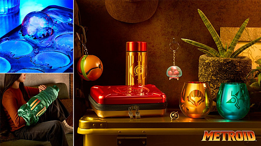 画像ギャラリー No.001のサムネイル画像 / 「超合金 サムス・アラン」＆「メトロイド」新グッズの予約受付が開始。アームキャノン風のクッションピローやシリコントレーなど