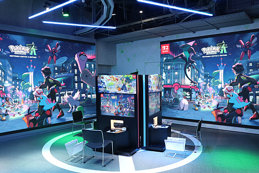 画像ギャラリー No.005のサムネイル画像 / 「Pokémon LEGENDS Z-A」の世界観を表現したスペシャルイベントが,東京・SHIBUYA TSUTAYAにて期間限定で開催中。昼夜で異なる顔を見せるミアレシティを再現