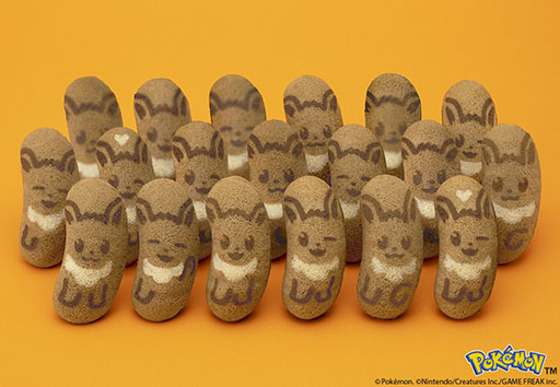 画像ギャラリー No.004のサムネイル画像 / ポケモンの誕生30周年を記念した「イーブイ東京ばな奈『見ぃつけたっ』キャラメルモフアート味」，1月14日より期間限定で発売決定