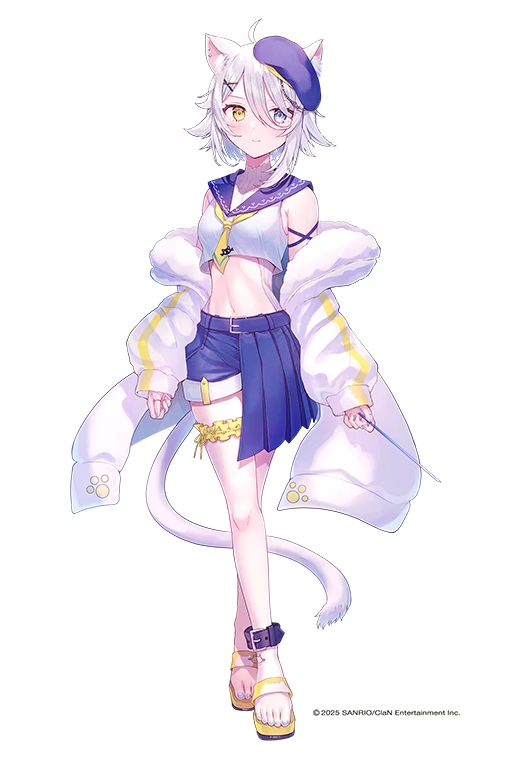 画像ギャラリー No.001のサムネイル画像 / 「週刊VTuberファイル」File.090：若魔白ソーダ【にゃんたじあ！】