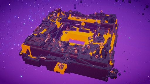 画像ギャラリー No.002のサムネイル画像 / 宇宙ライフシム「星のパーティータイム」,新探索エリア「熔岩惑星」を公開。立体地形とマグマが特徴の灼熱フィールドを紹介