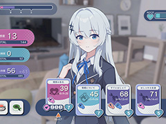 無料の恋愛カードゲーム「キミトーク」,unityroomで公開中。「好感度」「信頼度」「依存度」でルートが変わる