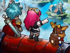 放置系RPG「ゆうゆう機空団」,スマホ向けにリリース。スチームパンクの世界観とドット絵アートを楽しめる