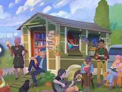 移動式書店が題材の癒し型経営シム「Tiny Bookshop」,8月8日にリリース。Steamでデモ版配信中