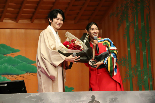 画像ギャラリー No.014のサムネイル画像 / 「仁王3」完成発表会をレポート。土屋太鳳さんが演じる卑弥呼は時空を超えてさまざまな姿で登場，本郷奏多さんが演じる国松は“闇落ちするワケあり”の人物？