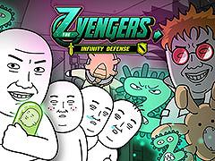 「The ZVENGERS -INFINITY DEFENSE-」,PC版を6月19日にリリース。スタンプ「Today's Meme」のキャラが登場するディフェンスゲーム