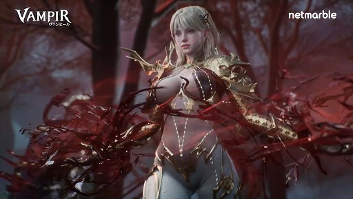画像ギャラリー No.001のサムネイル画像 / Netmarbleの新作MMORPG「ヴァンピール」,プレイアブルクラスを公開。トンファー型の武器を扱う新クラス「アカシャ」も発表に