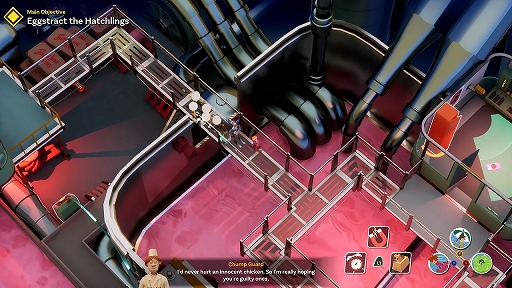 画像ギャラリー No.004のサムネイル画像 / 「チキンラン: タマゴ救出大作戦」,アニメーション制作やボイス収録など,開発の裏側を10分間にわたり紹介する開発者動画を公開