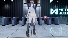 画像ギャラリー No.009のサムネイル画像 / 「ゼンシンマシンガール」ゲームプレイ動画第6弾「DLC紹介編（1）」を公開。チアガールやバニーガールに着替えたヒロインたちの戦闘シーンを収録