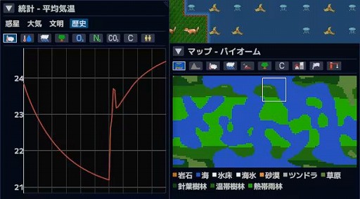 画像ギャラリー No.005のサムネイル画像 / 先進文明人になって不毛惑星をテラフォーミング。惑星シミュレーションゲーム「Gaia Maker」,Steamとitch.ioで無料公開
