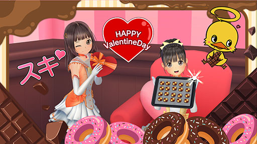 画像ギャラリー No.001のサムネイル画像 / 「LoveR Kiss Endless Memories」，第2弾アップデートを2月上旬に配信。「アイテムアタッチ」「バレンタインルーム」など新要素を盛り込む