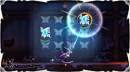 画像ギャラリー No.005のサムネイル画像 / 「魔女ガミ−The Witch of Luludidea−」，体験版をSteam Nextフェスで配信中。主人公シロハの基本アクションと高速移動攻撃を試せる