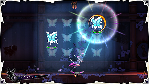 画像ギャラリー No.007のサムネイル画像 / 高速移動攻撃を駆使してカミの化け物たちを倒せ。ガールズスラッシュアクション「魔女ガミ−The Witch of Luludidea−」本日発売