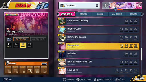 画像ギャラリー No.003のサムネイル画像 / リズムアクション「PUMP IT UP RISE」，正式版を本日リリース。足でプレイする譜面を指先で楽しめるよう再構築