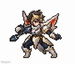 画像ギャラリー No.048のサムネイル画像 / 放置RPG「名もなき者の詩」に「天空戦記シュラト」のキャラクターが登場！　友情と宿命が交差する名作アニメの世界がドット絵RPGで蘇る【PR】